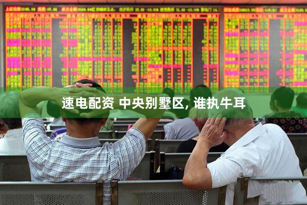 速电配资 中央别墅区, 谁执牛耳
